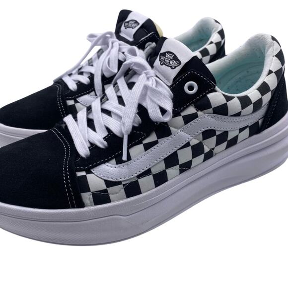 Vans Checkerboard Sneakers Black & White Size 11 for Men - Picture 3 of 8